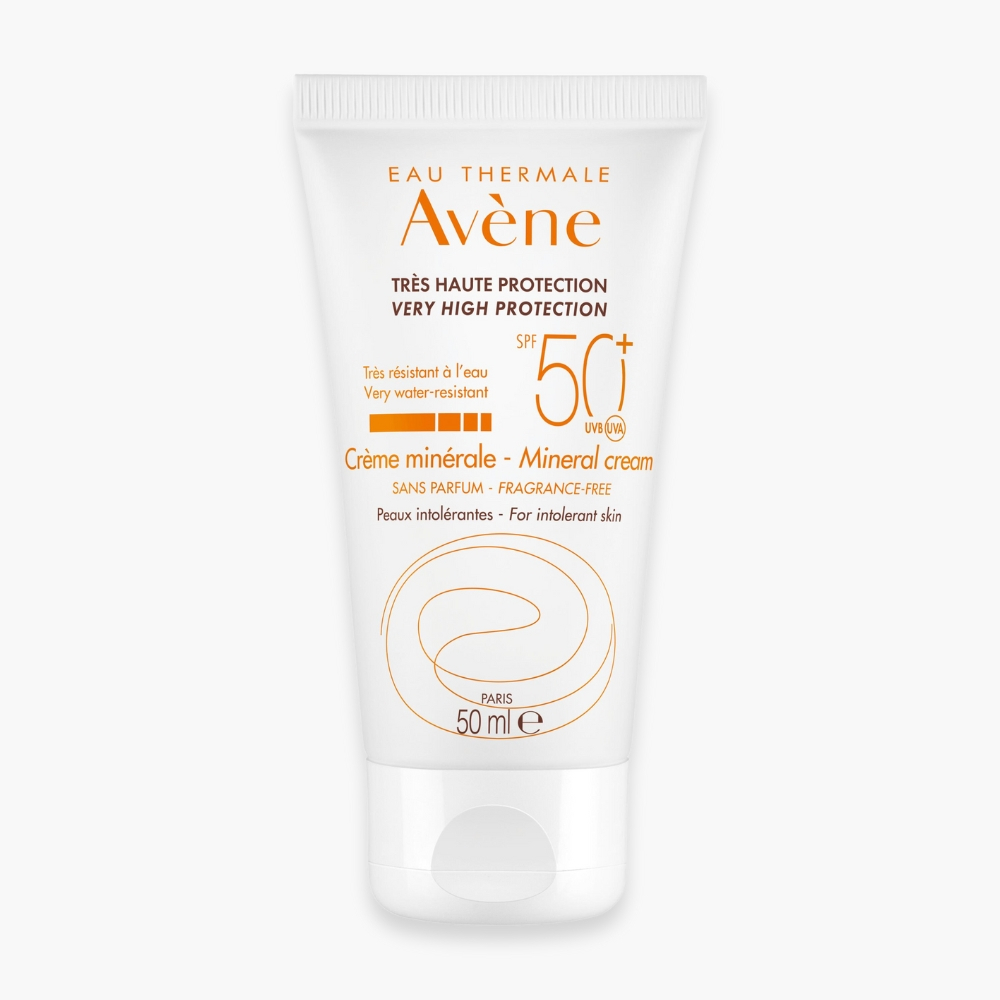 AVÈNE – Solaire Crème Minérale SPF50+ – 50ml