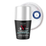 VICHY – Homme Déodorant Roll-On Invisible Resist Dermo Détranspirant Anti-Taches Anti-Irritations 72h – 50ml 1