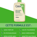 CERAVE – Huile Lavante Moussante Hydratante Peau Normale à Très Sèche – 236ml 2
