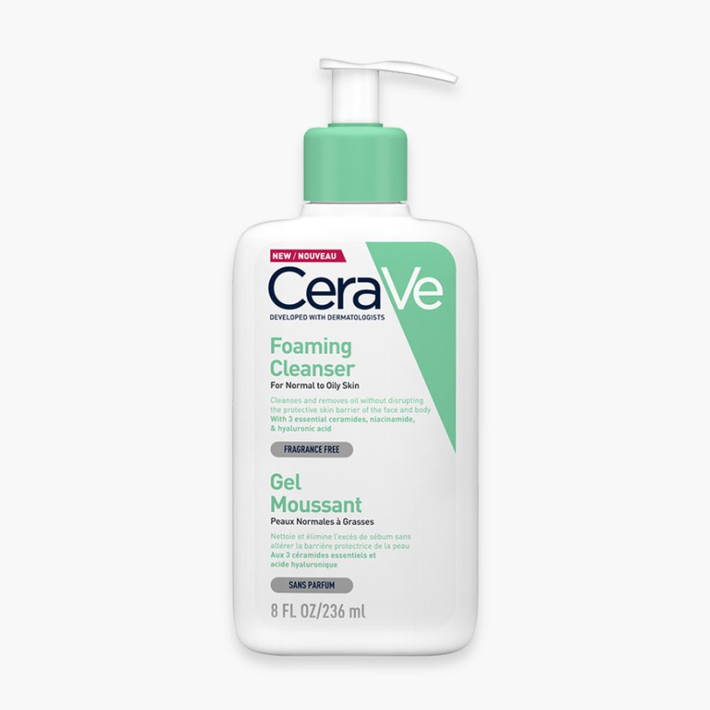 CERAVE – Gel Moussant Nettoyant Peau Normale à Grasse – 236ml