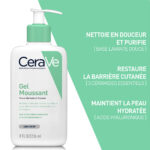 CERAVE – Gel Moussant Nettoyant Peau Normale à Grasse – 473ml 1