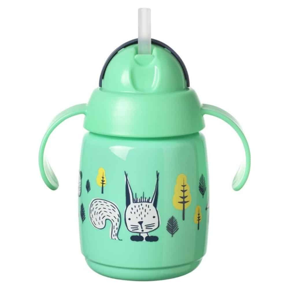 TOMMEE TIPPEE – Tasse À Paille Vert 300ml – 1u