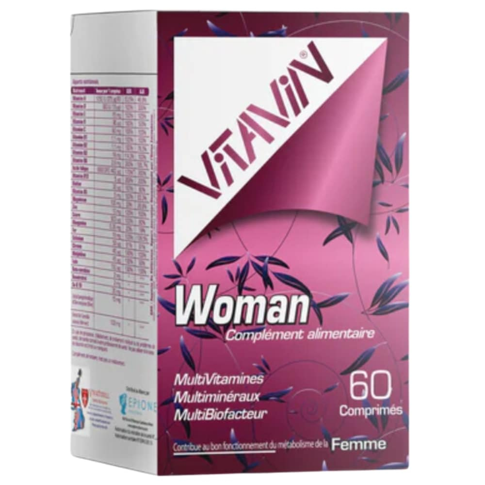 VITAVIN – Woman Multi-vitamines – 60 Comprimés