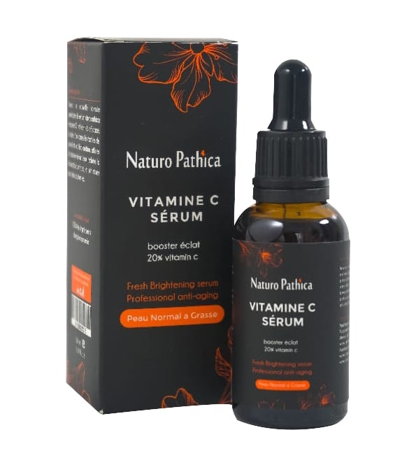 NATURO PATHICA – Vitamine C 20% Sérum Booster Eclat Peau Normale À Grasse – 30ml