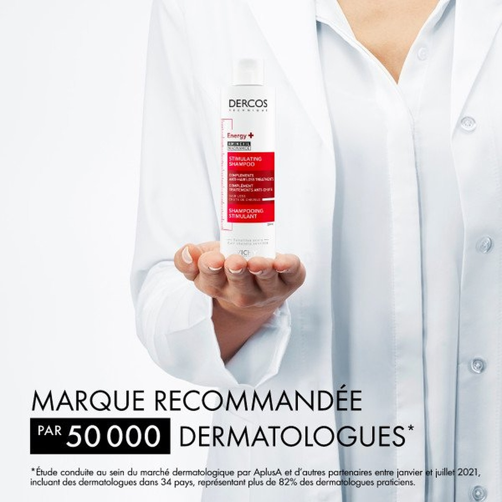 VICHY – Dercos Énergisant Shampoing Stimulant Complément Anti-Chute – 200ml 1