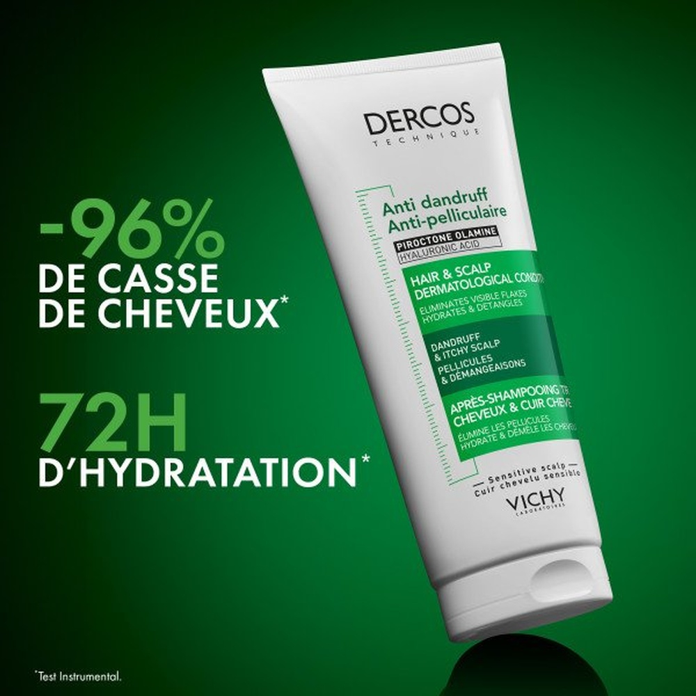 VICHY – Dercos Après-Shampoing Anti-Pelliculaire – 200ml 1