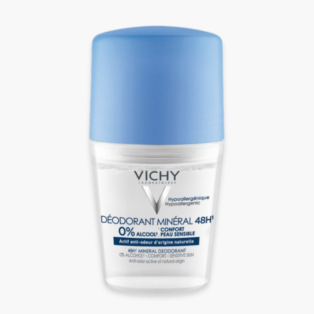 VICHY – Déodorant Roll-On Minéral Confort Peau Sensible 48h – 50ml
