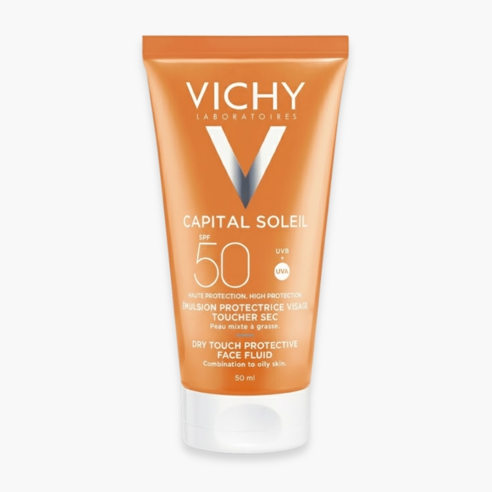 vichy-capital-soleil-emulsion-toucher-sec-spf50-50ml.jpg VICHY – Capital Soleil Émulsion Toucher Sec SPF50 – 50ml