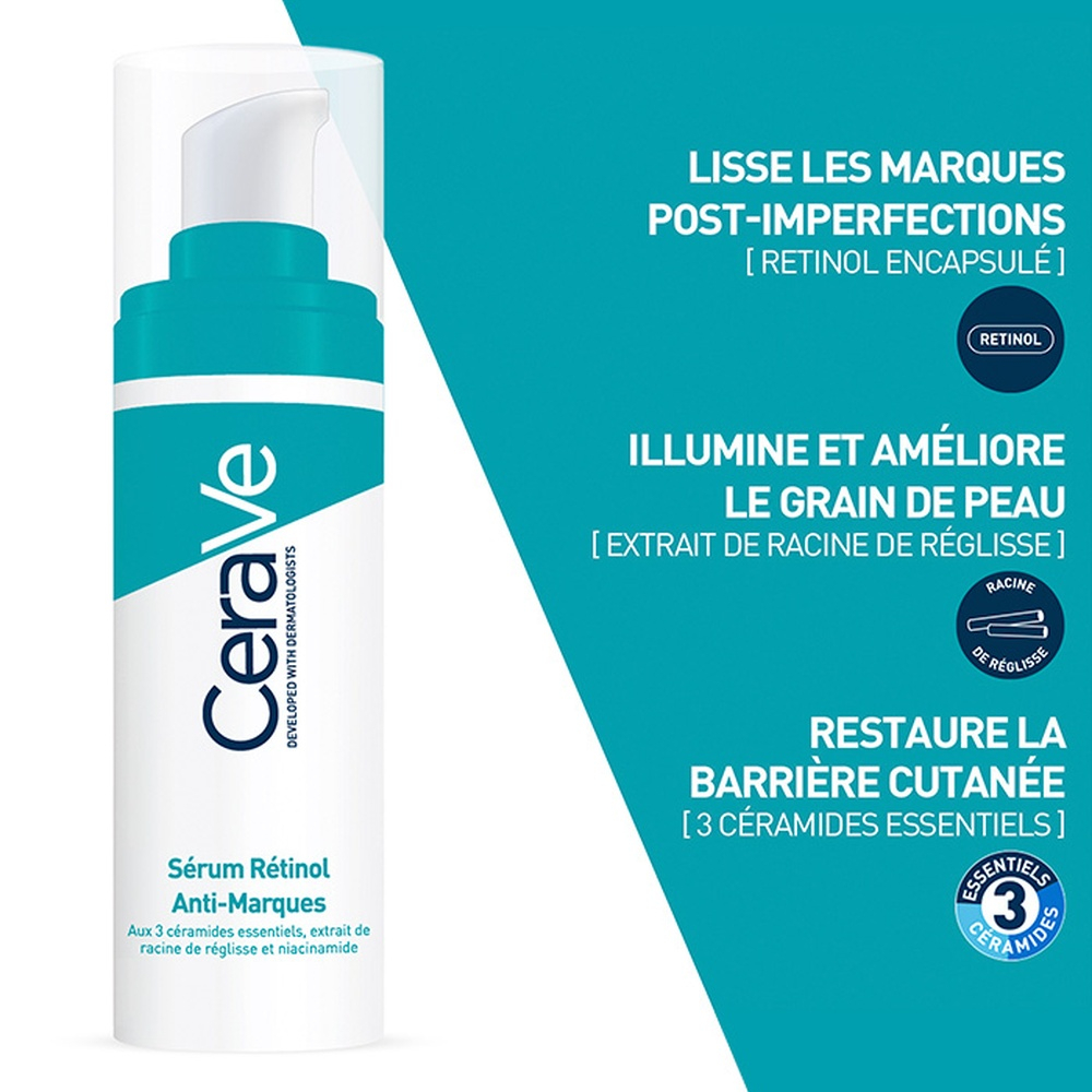 CERAVE – Sérum Rétinol Anti-Marques – 30ml 1