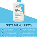 CERAVE – SA Gel Nettoyant Anti-Rugosités Peau Sèche, Rugueuse & Squameuse – 236ml 2