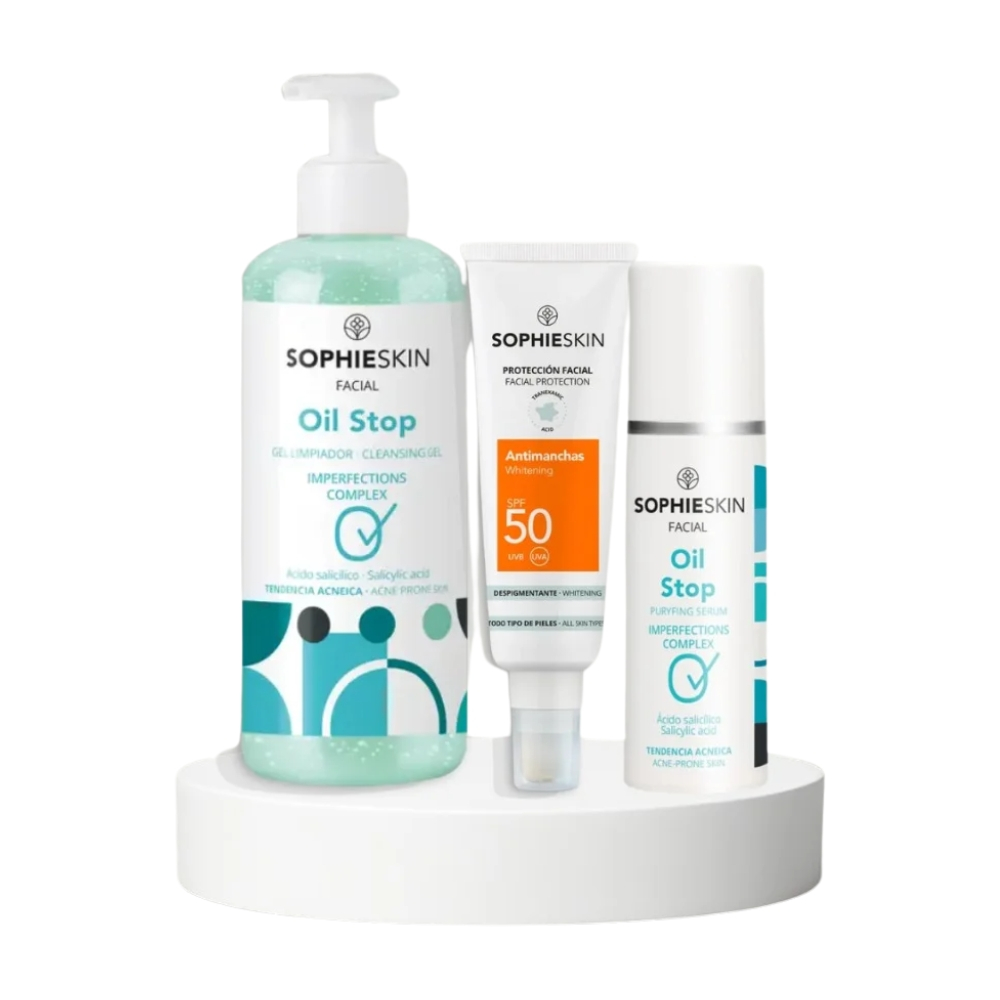 sophieskin-routine-oil-stop-gel-ecran-solaire-oil-stop-serum.jpg SOPHIESKIN – Routine Oil Stop Gel + Ecran Solaire + Oil Stop Serum