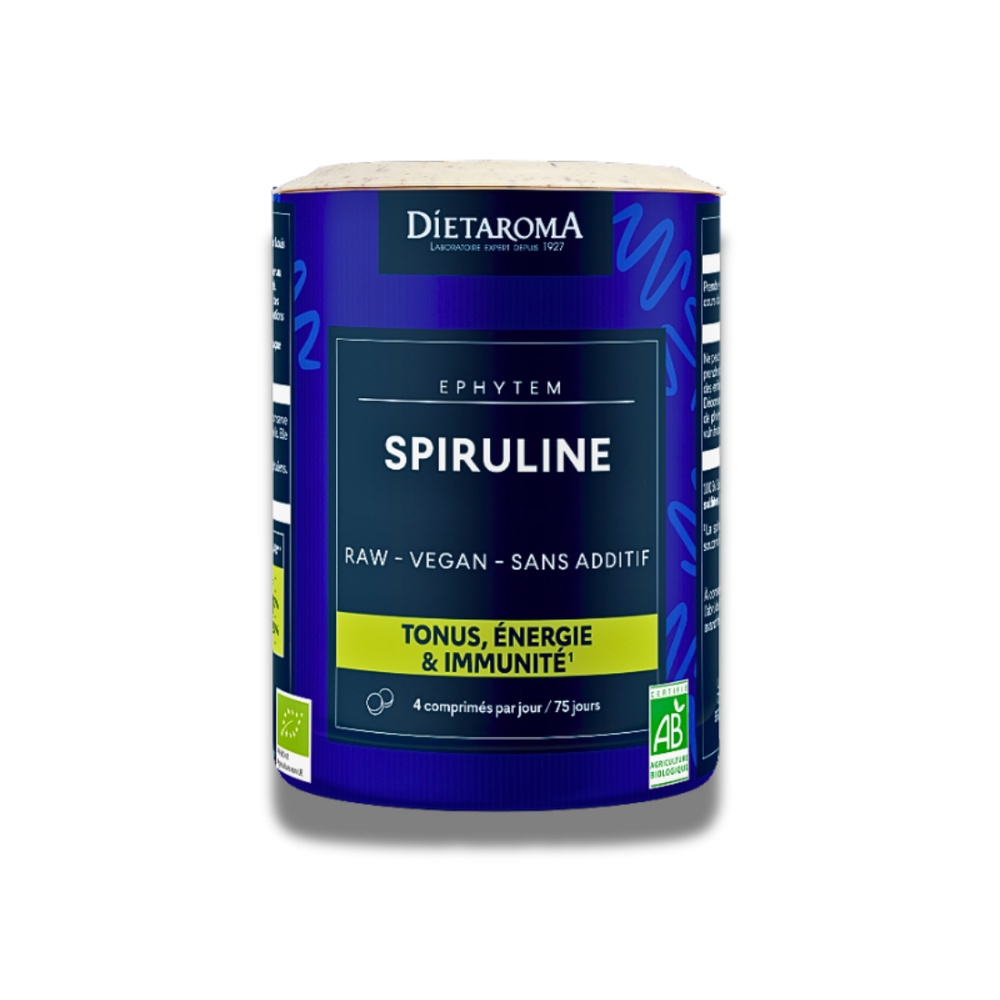 DIETAROMA – Spiruline Bio 300 Comprimes