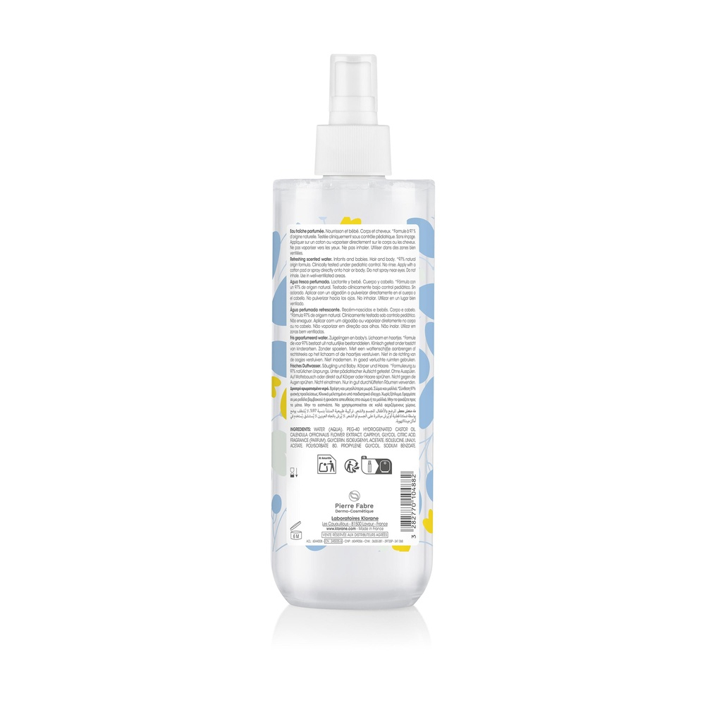 KLORANE – Bébé Eau Fraîche Parfumée – 500ml 1