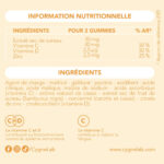 CYGNELAB – Energy Immunity Vitamines Zinc Et Sureau Défense Immunitaire Cassis – 60 Gummies 3