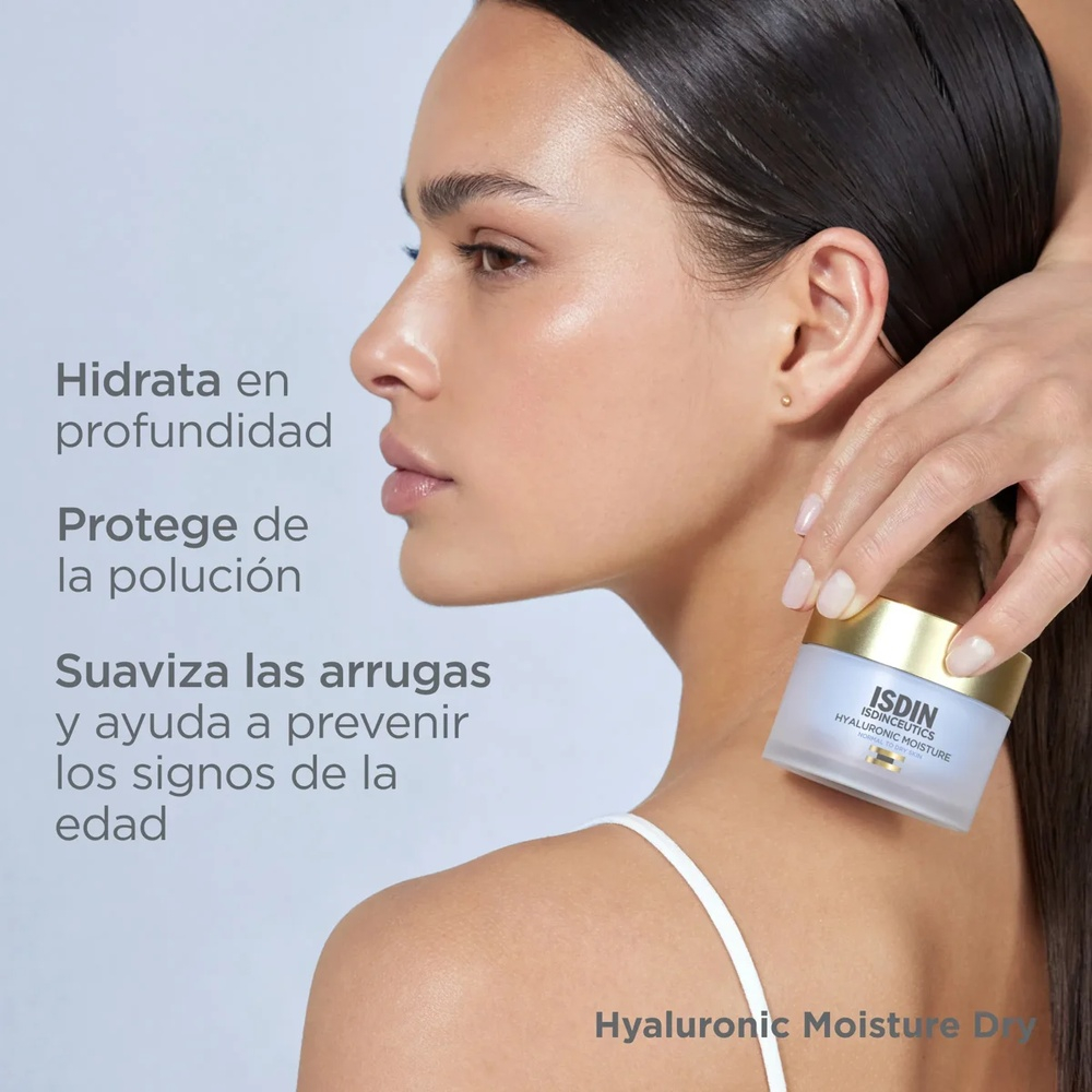 ISDIN – Isdinceutics Hyaluronic Moisture Crème Hydratante Peau Normale à Sèche – 50g 1