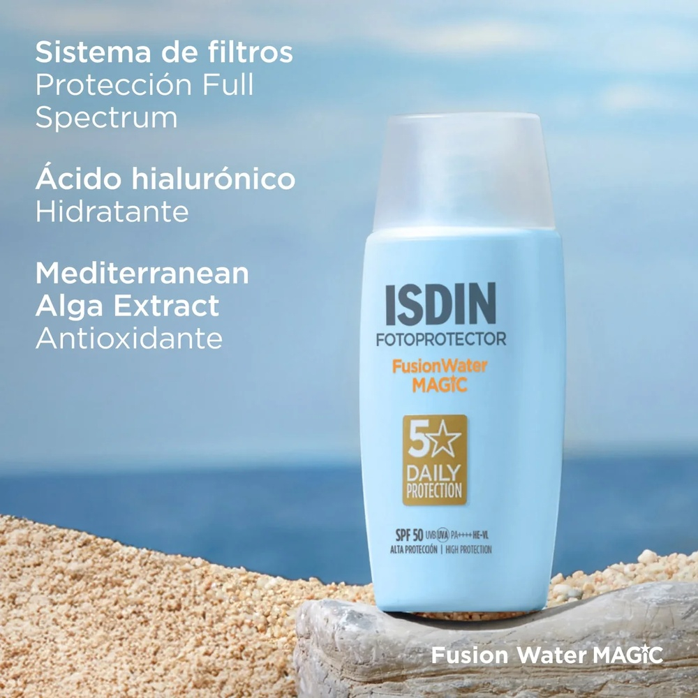 ISDIN – Fotoprotector Fusion Water Magic Solaire Invisible SPF50 – 50ml 1