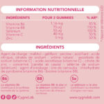 CYGNELAB – Beauty Boost Vitamines Et Minéraux Cheveux Et Ongles Fraise – 60 Gummies 3