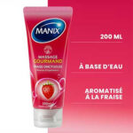 MANIX – Gel de Massage Gourmand Fraise Comestible (Douceur & Hydratation) – 200ml 6