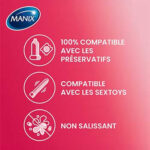 MANIX – Gel de Massage Gourmand Fraise Comestible (Douceur & Hydratation) – 200ml 2
