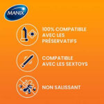 MANIX – Gel Lubrifiant Effect (Effet Chauffant Stimulant) – 80ml 2