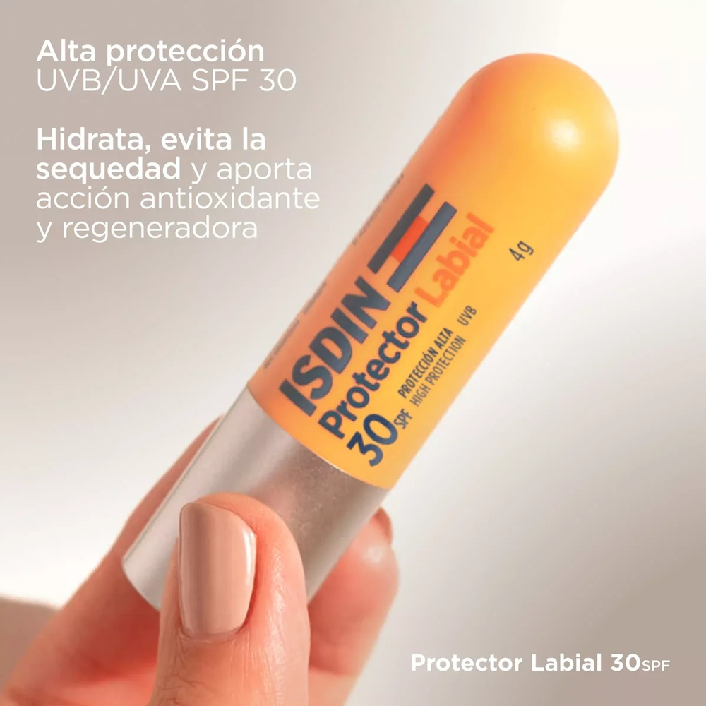 ISDIN – Protector Labial Baume à Lèvres Solaire SPF30 – 4g 1