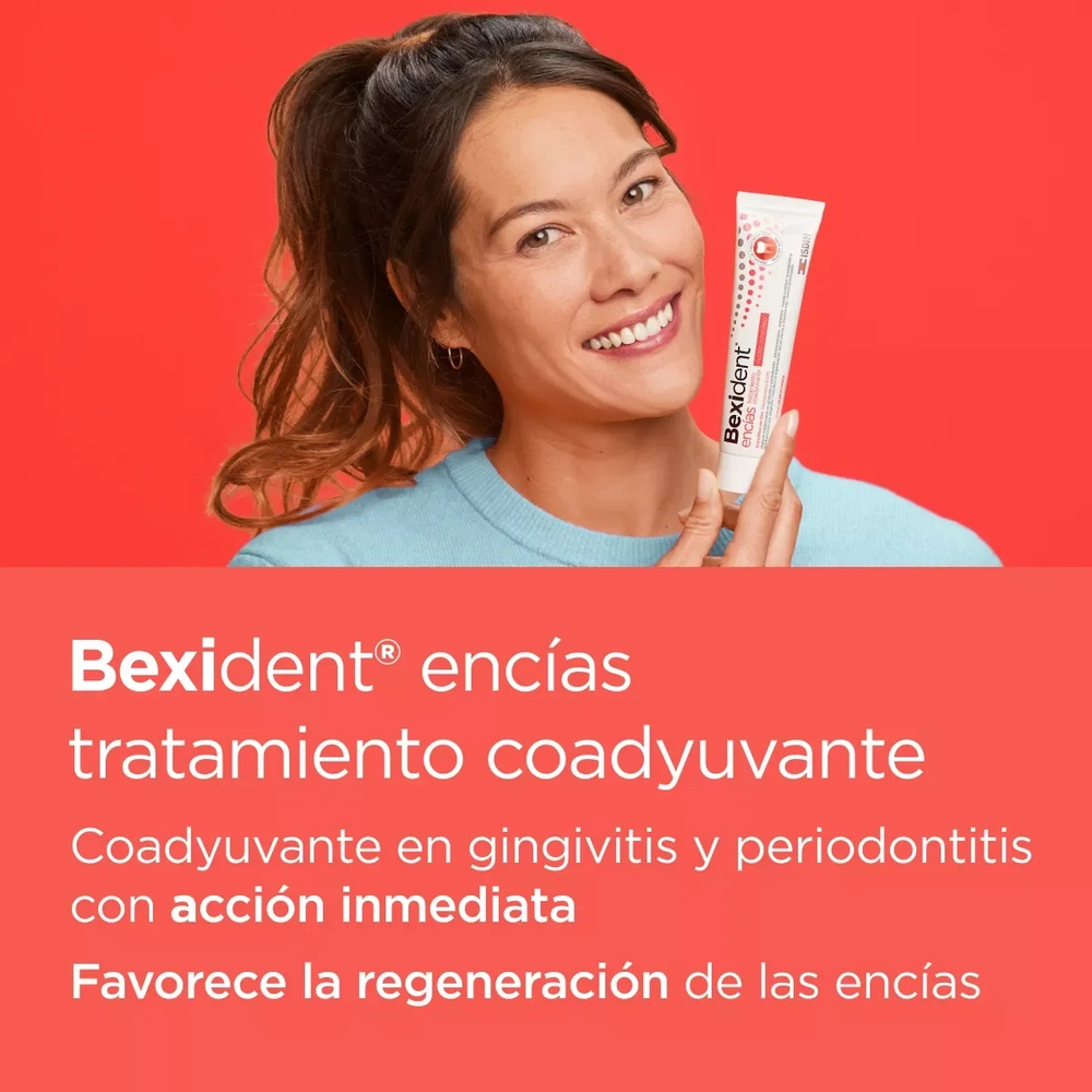 ISDIN – Bexident Dentifrice Traitement des Gencives Sensibles 0,12% CHX – 75ml 1