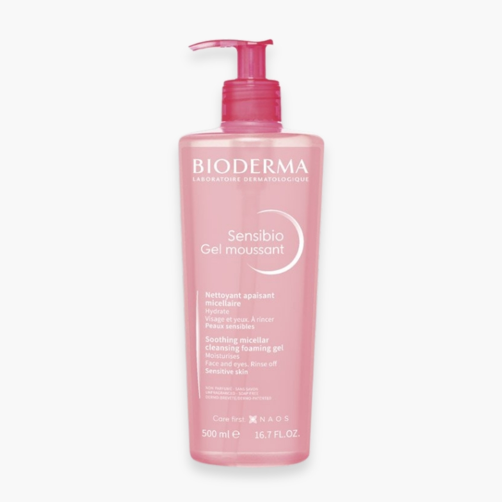 bioderma-sensibio-gel-moussant-nettoyant-apaisant-micellaire-500ml.jpg BIODERMA – Sensibio Gel Moussant Nettoyant Apaisant Micellaire – 500ml