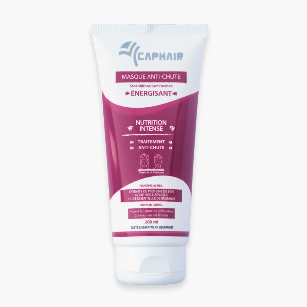caphair-masque-anti-chute-energisant-nutrition-intense-200ml.jpg CAPHAIR – Masque Anti-Chute Énergisant Nutrition Intense – 200ml