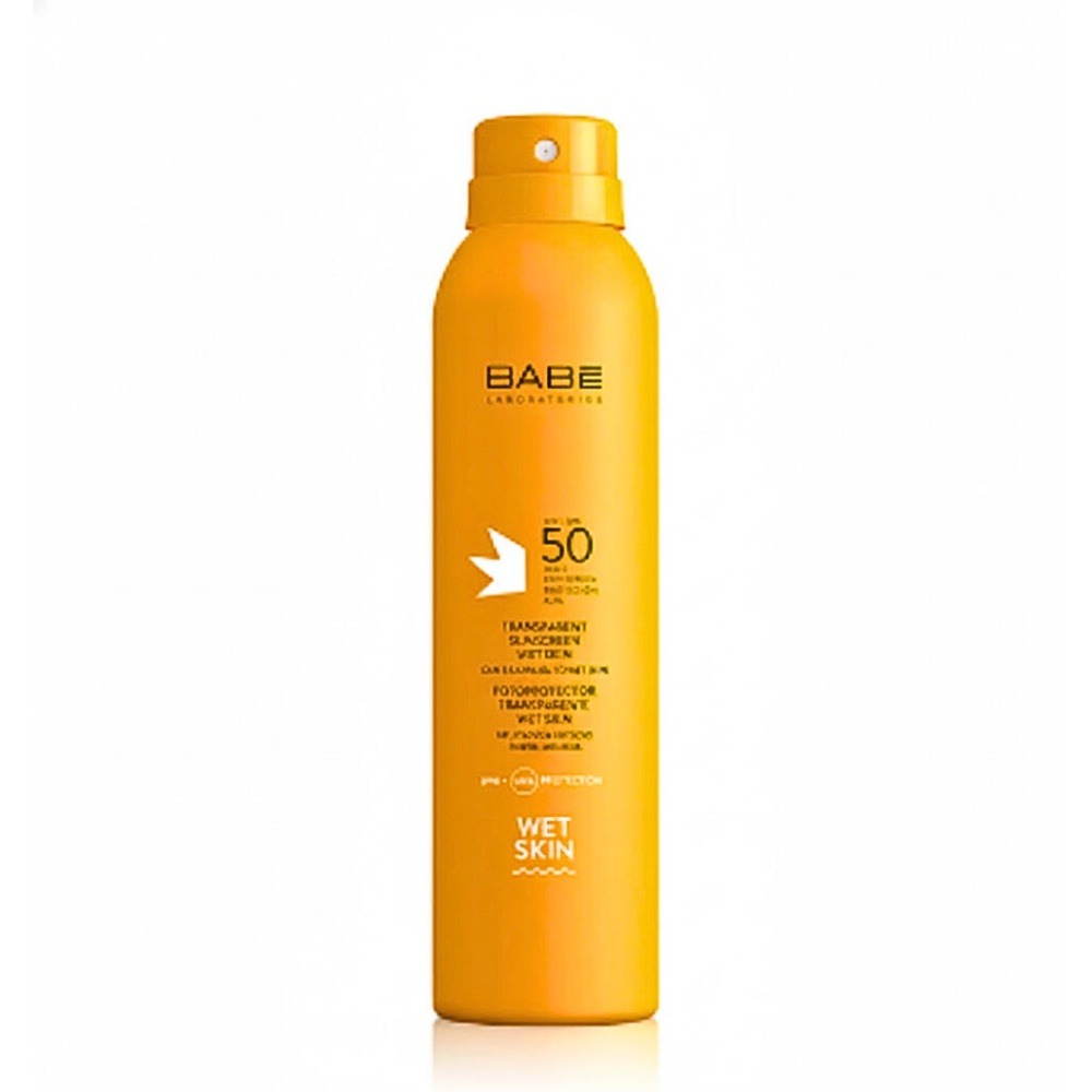 babe-transparent-sunscreen-wet-skin-spray-spf50-200ml.jpg BABÉ – Transparent Sunscreen Wet Skin Spray Spf50+ 200Ml
