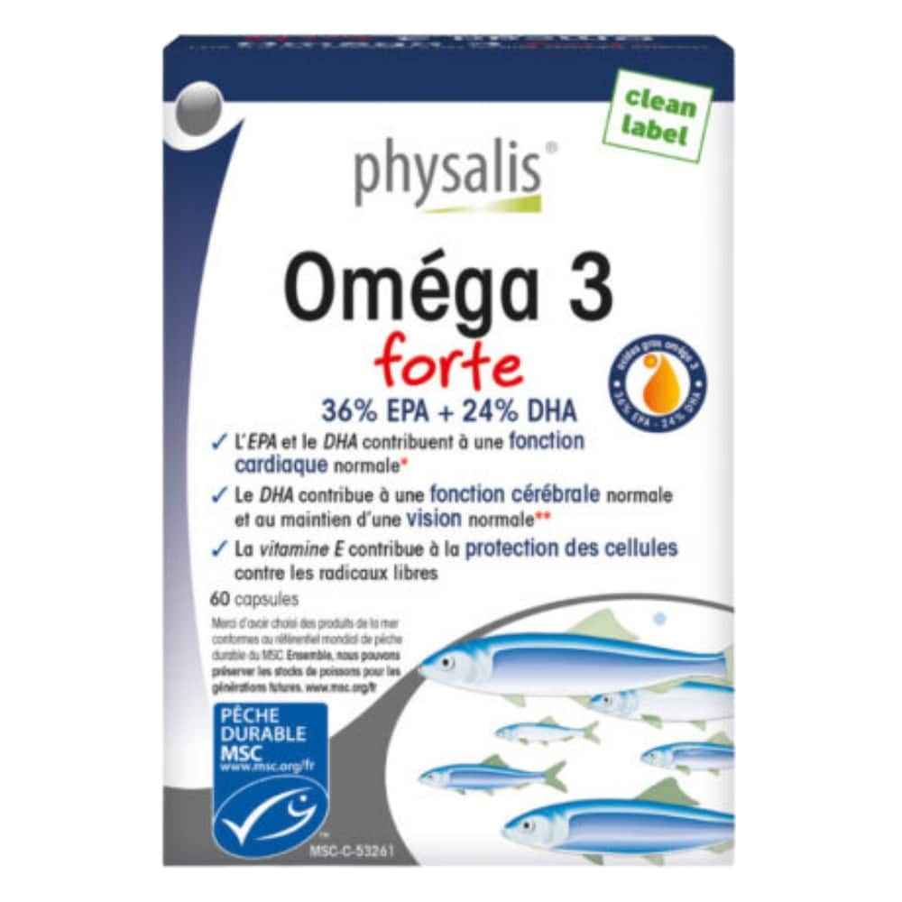 physalis-omega-3-forte-36-epa-24-dhs-60-capsules.jpg PHYSALIS – Oméga 3 Forte 36% Epa + 24% Dhs – 60 Capsules