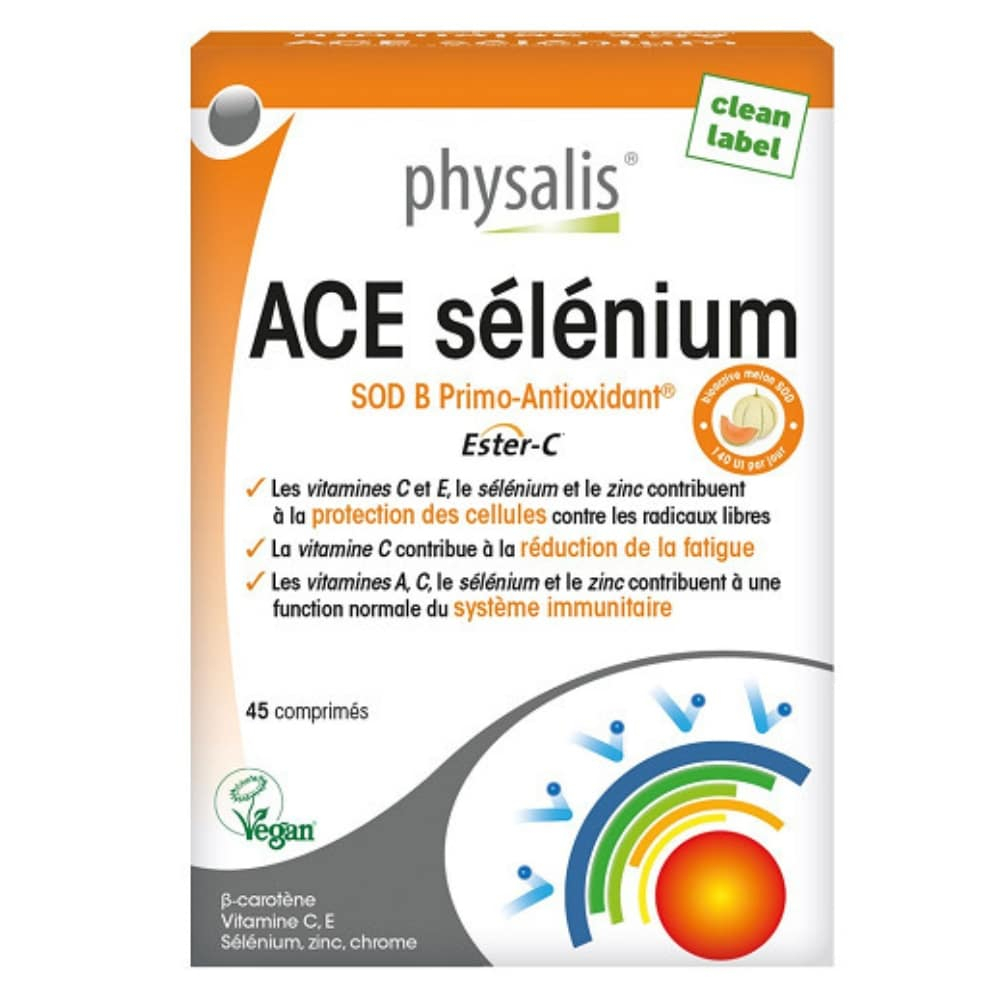 physalis-ace-selenium-sod-b-primo-antioxydant-45-comprimes.jpg PHYSALIS – Ace Sélénium Sod B Primo-antioxydant – 45 Comprimés