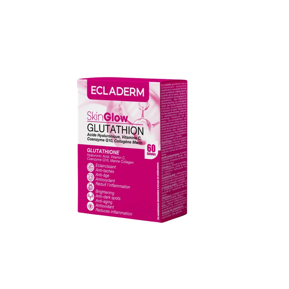 ecladerm-skin-glow-glutathion-60-gelules.jpg ECLADERM – Skin Glow Glutathion 60 Gelules