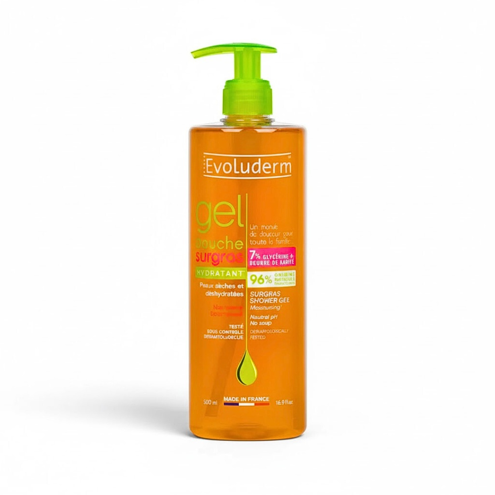 evoluderm-gel-douche-surgas-500ml.jpg EVOLUDERM – Gel Douche Surgas – 500ml