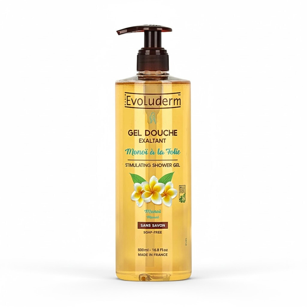 evoluderm-gel-douche-monoi-a-la-folie-500ml.jpg EVOLUDERM – Gel Douche Monoi A La Folie – 500ml