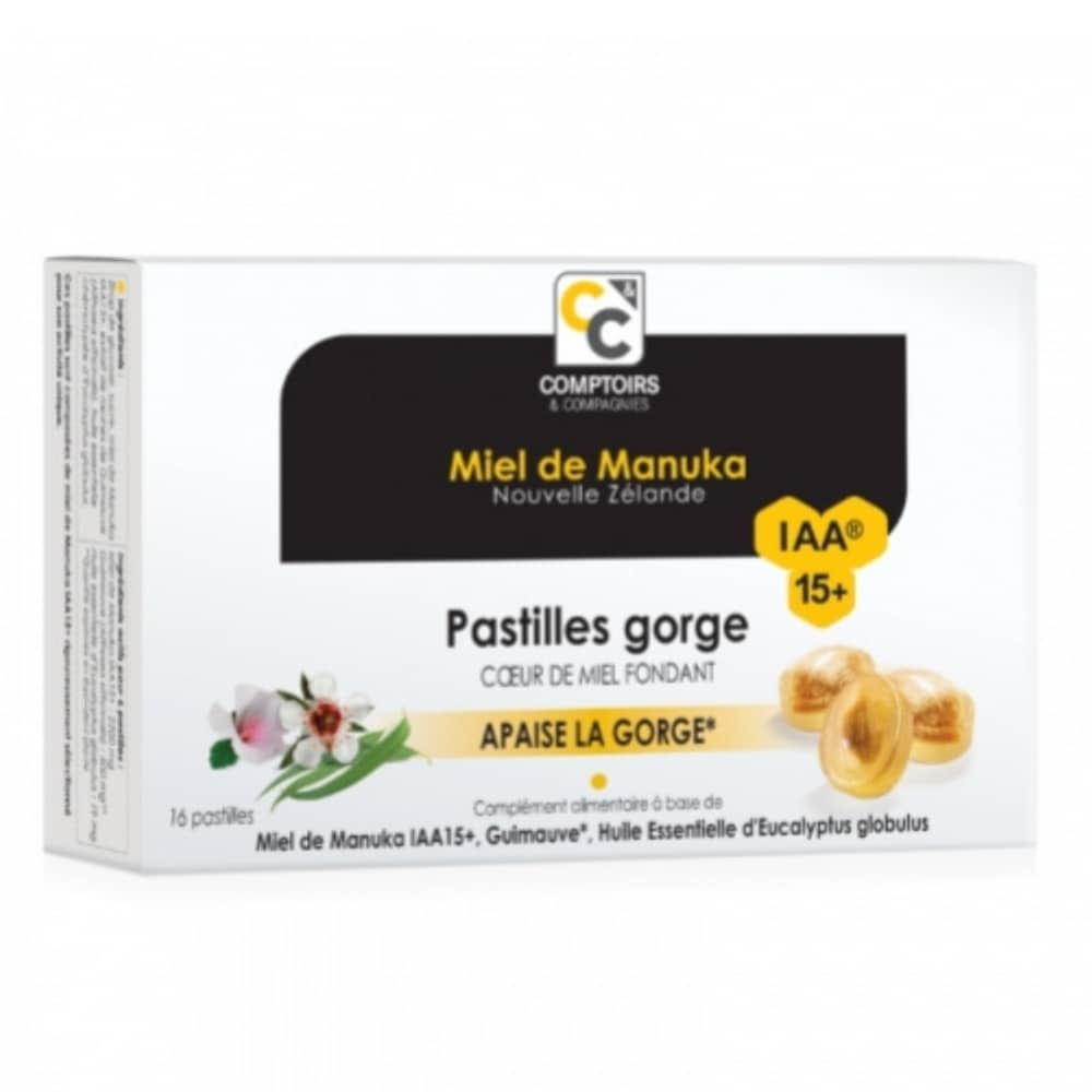 comptoirs-et-compagnies-miel-de-manuka-pastilles-gorge-coeur-de-miel-fondant-iaa-15-16u.jpg COMPTOIRS & COMPAGNIES – Miel De Manuka Pastilles Gorge Coeur De Miel Fondant Iaa 15+ – 16u