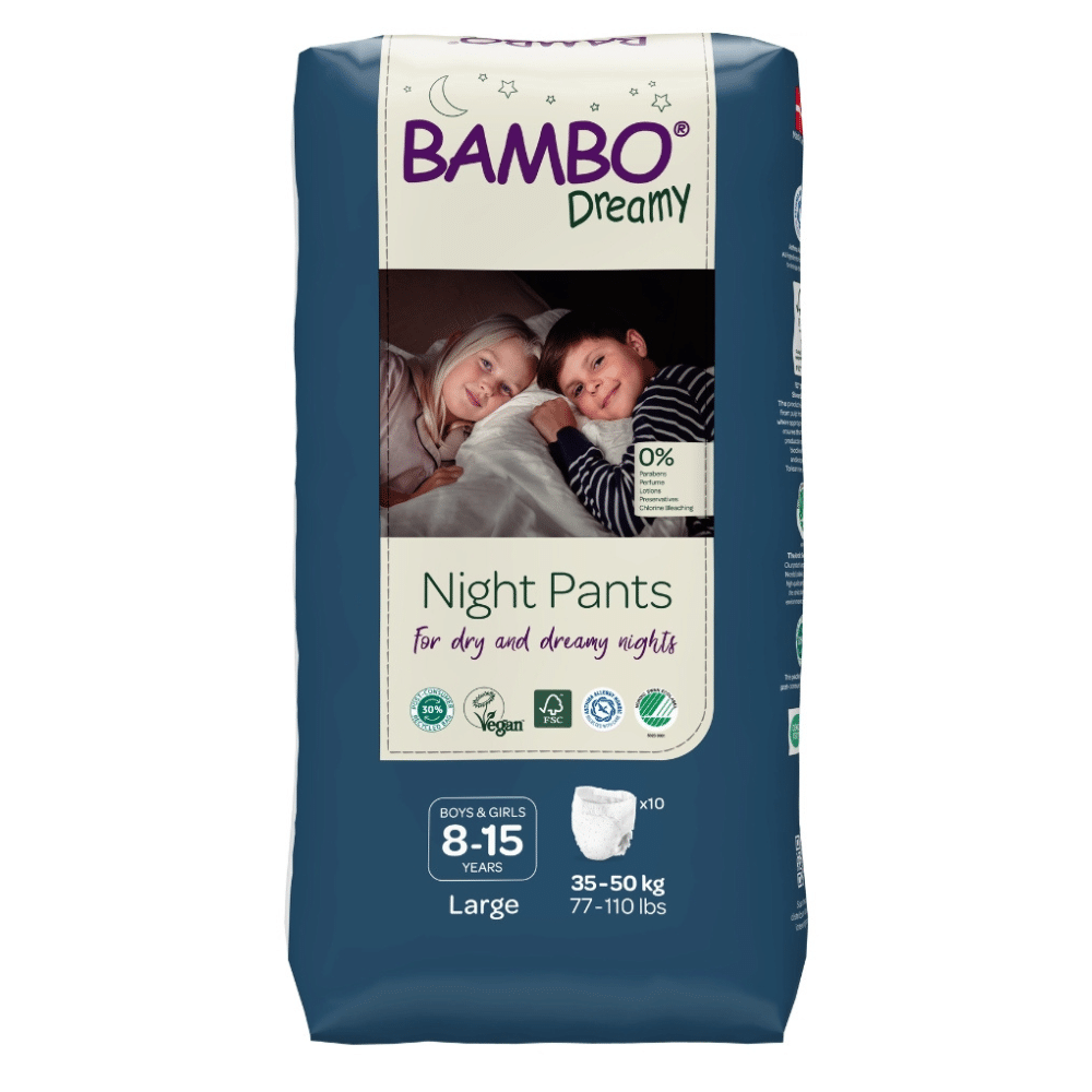 bambo-dreamy-night-pants-garcons-et-filles-8-15ans-l-35-50kg-10u.png BAMBO – Dreamy Night Pants Garçons Et Filles 8-15ans L 35-50kg – 10u