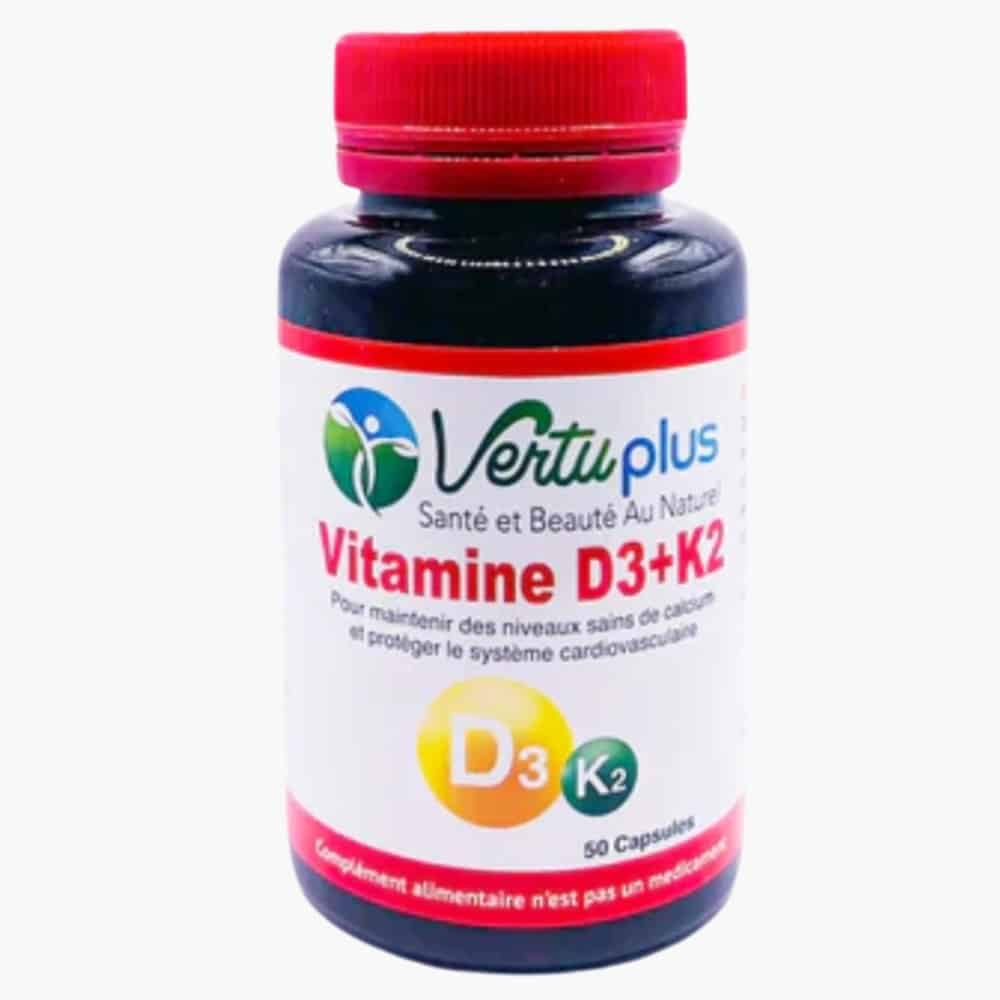 vertuplus-vitamine-d3k2-systeme-cardiovasculaire-50-capsules.jpg VERTUPLUS – Vitamine D3+k2 Système Cardiovasculaire – 50 Capsules
