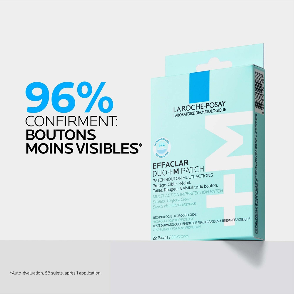 LA ROCHE-POSAY – Effaclar Duo+ M Patch Bouton Multi-Actions – 22 Patchs 1