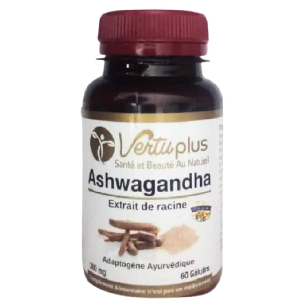 vertuplus-ashwaganda-extrait-de-racine-300mg-60-gelules.jpg VERTUPLUS – Ashwaganda Extrait De Racine 300mg – 60 Gélules