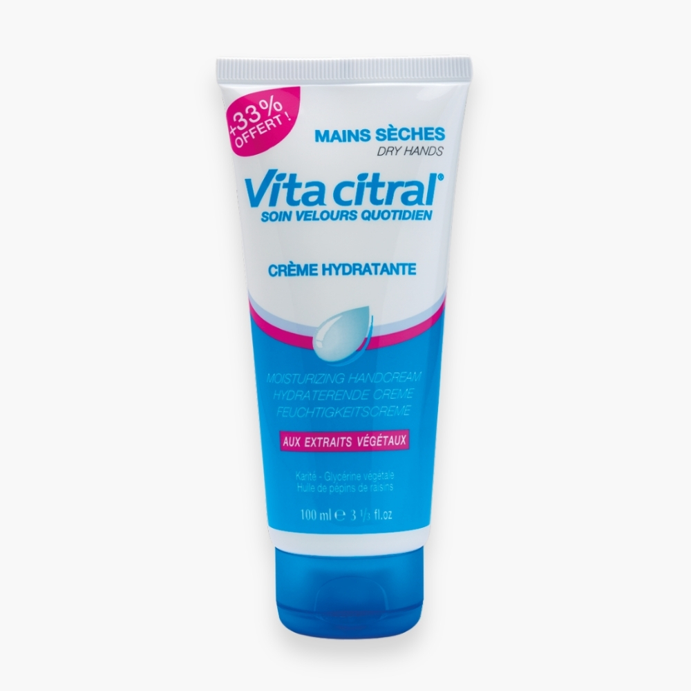 VITA CITRAL – Soin Velours Quotidien Crème Hydratante Mains Sèches – 100ml