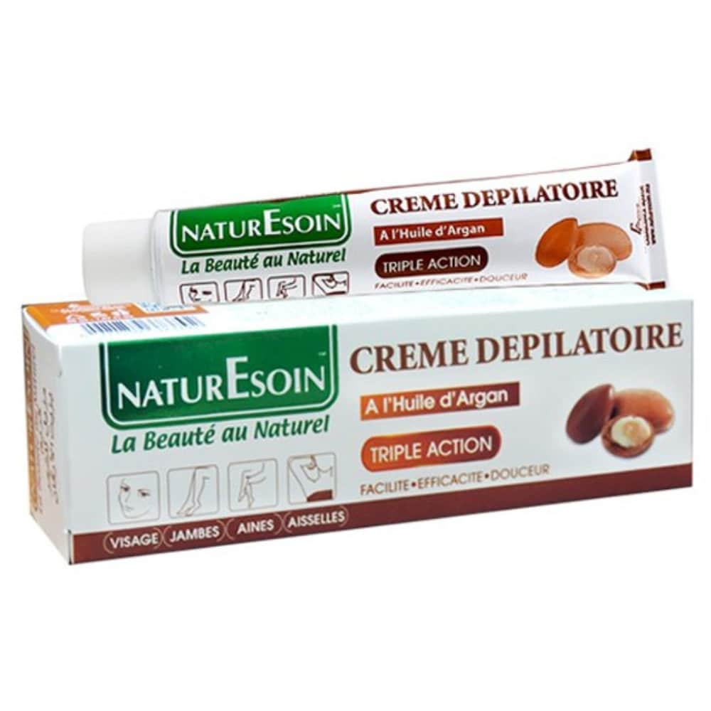 naturesoin-creme-depilatoire-a-l-huile-d-argan-triple-action-50ml.jpg NATURESOIN – Crème Dépilatoire À L’huile D’argan Triple Action – 50ml