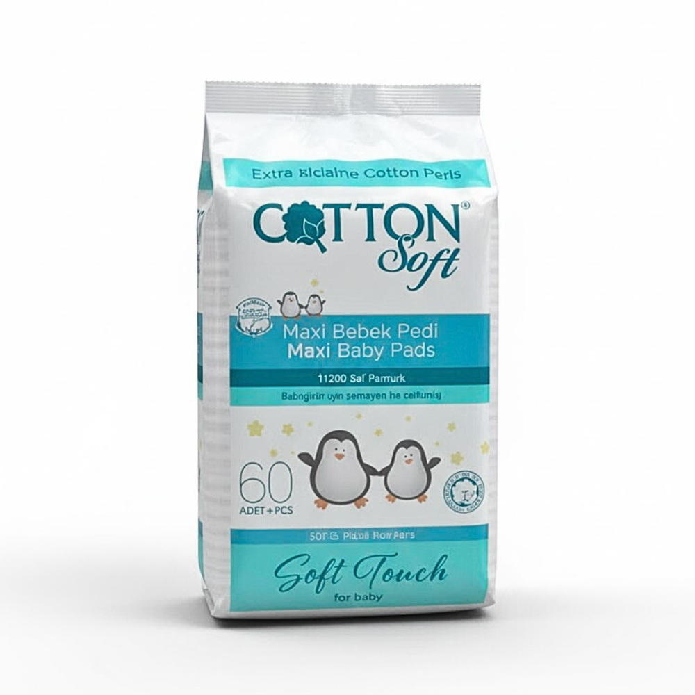 ULTRA COMPACT  – Cotton Soft Maxi Carres 60 Pieces
