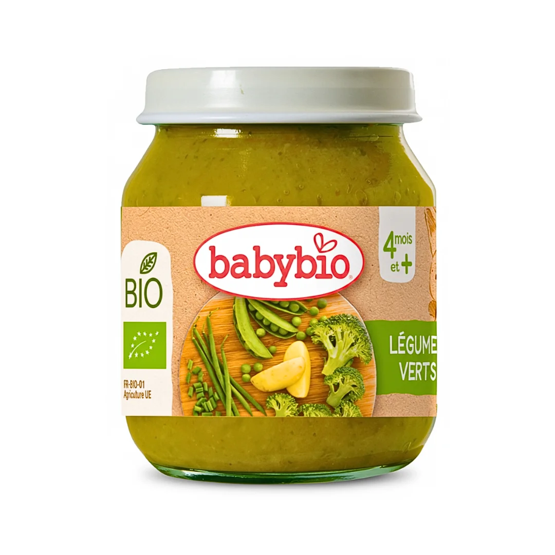 babybio-petit-pot-legumes-verts-130g.webp BABYBIO – Petit Pot Legumes Verts – 130g