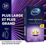 MANIX – Préservatif King Size Max (XL) – 3u 1