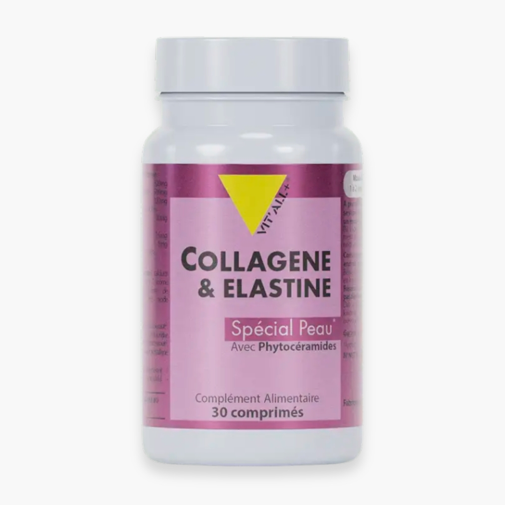 VITALL+ – Collagène & Élastine Spécial Peau – 30 Comprimés