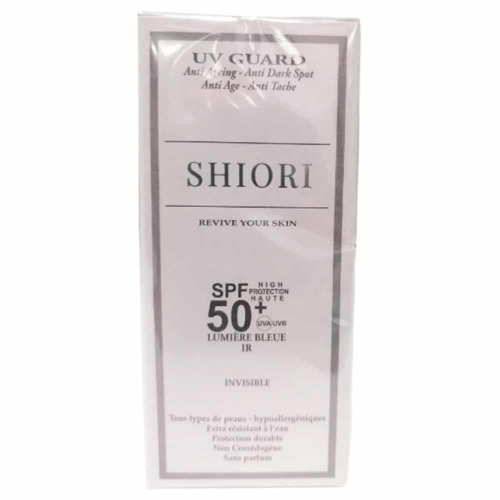 SHIORI – Uv Guard Ecran Solaire Anti-âge Et Anti-taches SPF50+ – 50ml