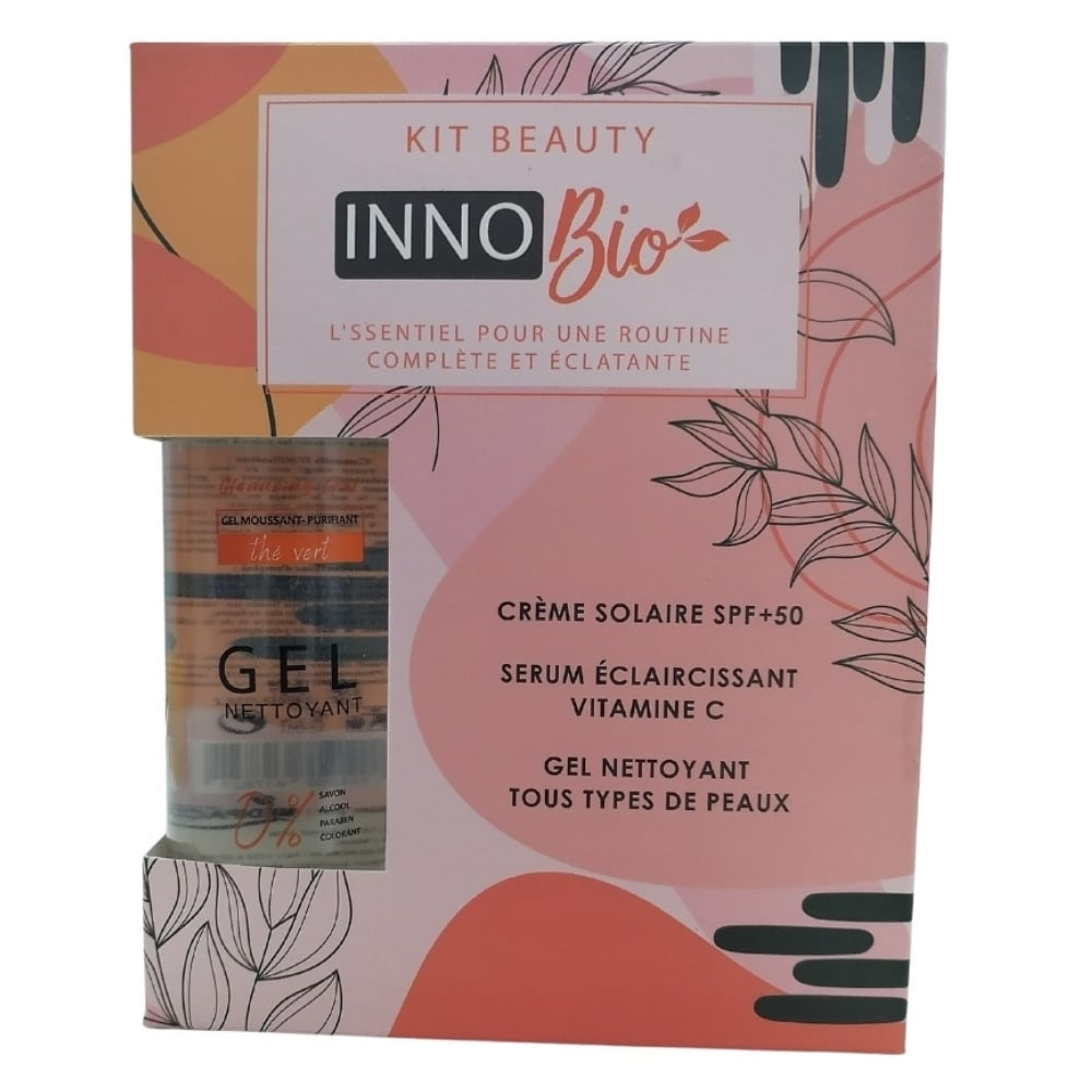 innobio-kit-beauty-creme-solaire-spf50-serum-eclaircissant-vitamine-c-et-gel-nettoyant-1u.jpg INNOBIO – Kit Beauty Crème Solaire SPF50+, Sérum Eclaircissant Vitamine C Et Gel Nettoyant – 1u