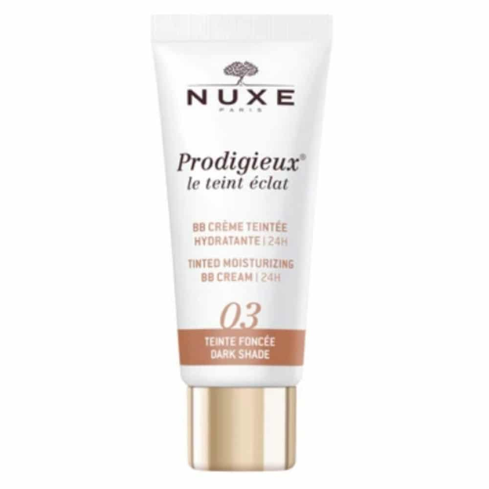 NUXE – Prodigieux Le Teint Eclat BB Crème Hydratante 24h Teinte 03 Foncée – 30ml