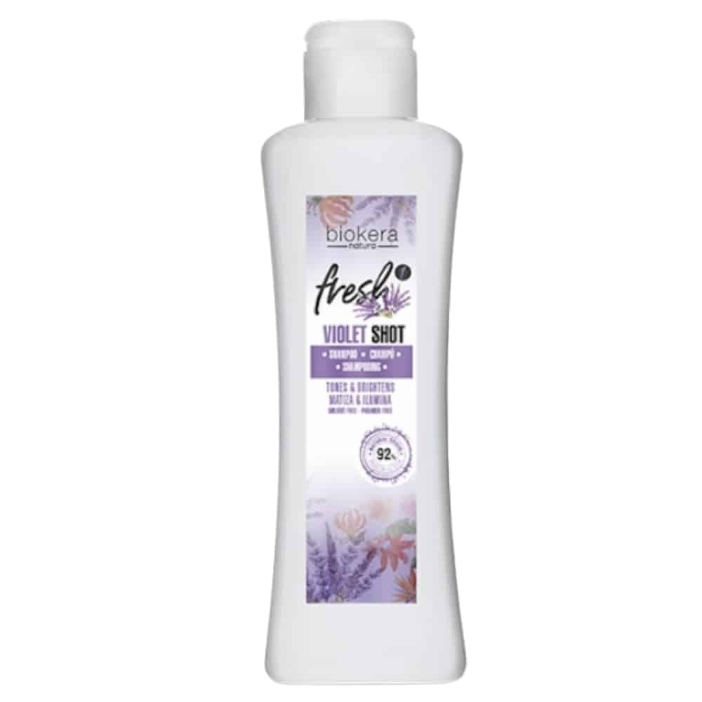 biokera-fresh-violet-shot-shampoing-tons-et-brillance-300ml.jpg BIOKERA – Fresh Violet Shot Shampoing Tons Et Brillance – 300ml