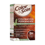 LES 3 CHÊNES – Color & Soin Coloration Cheveux Permanente Aux Extraits Végétaux – 9r – Rouge Feu